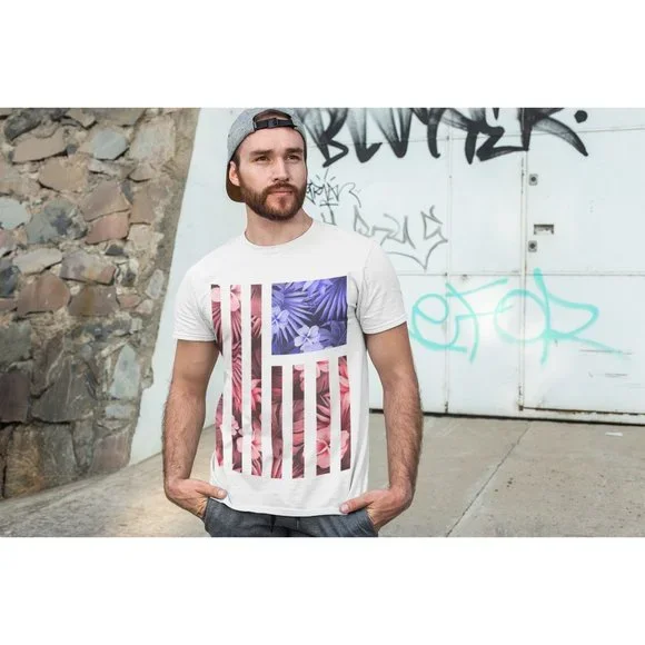 Aloha Americana Graphic Short Sleeve Tee - Picture 10 of 16